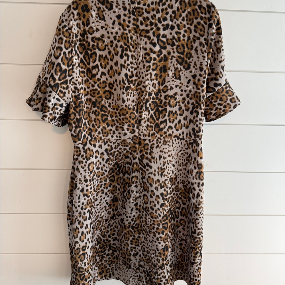 Banana Republic Aline Leopard Print Dress - Picture 4 of 9